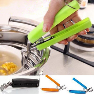 Pince à bols et assiettes en acier inoxydable créative et pratique, pince multifonctionnelle anti-brûlure, pince à double poignée. - Product Image 2