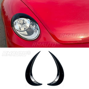 2 Piezas de Cubiertas Decorativas para Faros Delanteros de Coche, para Volkswagen Beetle 2012-2018 GTI, Adhesivos Decorativos para Faros Delanteros - Product Image 1