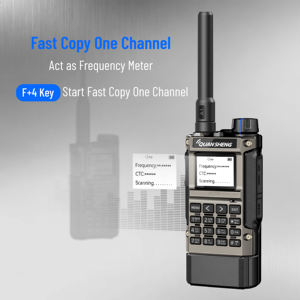 QUANSHENG UV-K1(8) Walkie Talkie Analógico de Banda Aérea, Carcasa Metálica, Alcance de 5 km - Product Image 6