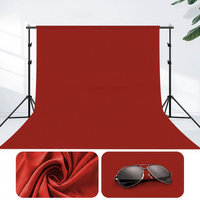 Kit Latar Belakang Muslin Chromakey Fotografi 2x3M, Kain Layar Hijau, Perlengkapan untuk Foto, Video, Studio, YouTube