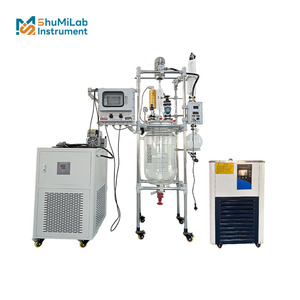 Lò phản ứng thủy tinh 50L 100L với máy khuấy đồng nhất siêu âm để tổng hợp hữu cơ trong phòng thí nghiệm - Product Image 1