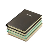 Agenda de poche personnalisé A5 en cuir PU relié rigide avec bande élastique Édition cadeau