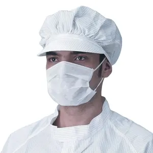 Atmungsaktiver und wasch barer Reinraum Esd Hersteller Anti statischer Hut