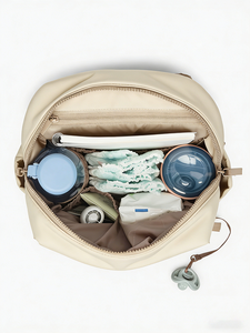 Water Resistant Magnetic Closure Versatile Carrying Handle Crossbody Baby Diaper <strong>Backpack</strong> Shoulder <strong>Mini</strong> Baby Stroller Bag - Product Image 6