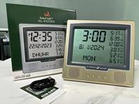 AL-FATIHA Dans le monde Temps de prière complet Islamique Makkah Madina JAM Adhan horloge Or Mosquée Azan Horloge