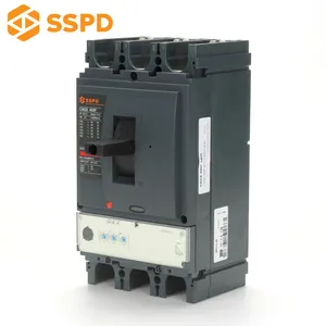 SSPD低電圧長寿命Ac800V電磁タイプ400アンペア3相MCCBモールドケース回路ブレーカー