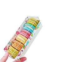 Boîte cadeau en plastique transparent et personnalisé, en PET, plateau à volants de chocolat intérieur