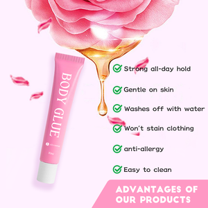 Colle adesive Private Label corpo liquido per la pelle impermeabile ad asciugatura rapida a lunga durata adesivo adesivo liquido - Product Image 3