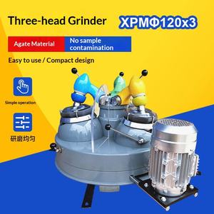 Dreikopf-Wechselstrommotor China Labor-Trockenachat-Schleifmaschine Kleiner Mineralverarbeitungs-Brecher Mahlausrüstung - Product Image 2