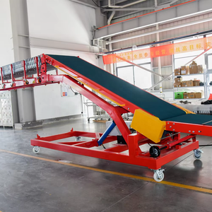 Ayarlanabilir depo yuvası hareketli kamyon konteyneri yükleyici makine yükleme boşaltma mobil bant konveyörü 800mm genişliğinde - Product Image 5