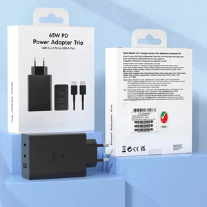 Nuevo PD 65W Teléfono móvil Adaptadores de carga rápida USB A Tipo C <span class=keywords><strong>Cargador</strong></span> de pared de 3 puertos para <span class=keywords><strong>Samsung</strong></span> S24 Ultra S23FE S22 <span class=keywords><strong>S21</strong></span> NOTE20 <span class=keywords><strong>plus</strong></span> - Product Image 5