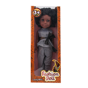 Poupée noire de 18 pouces, cheveux <span class=keywords><strong>Afro</strong></span> pour filles avec poupées en vinyle pour filles - Product Image 4