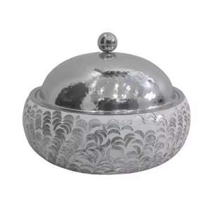 Accueil Vaisselle personnalisée en bois avec couvercle en acier inoxydable et durable la casserole ronde parfaite en métal - Product Image 3