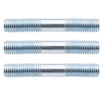M5 M6 M8 M10-M18 High Quality Zinc Plated Carbon Steel 4.8 Grade Double Head Thread Stud Rod Long Screw