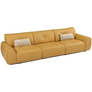 कारखाने की कीमत वास्तविक चमड़े के सोफे 3 सीट बेडरूम के फर्नीचर के लिए आरामदायक - Product Image 2