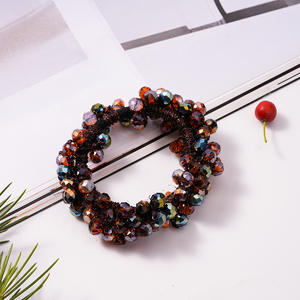 Élastique à cheveux fait main pour femme, haute élasticité, style coréen, cordon à cheveux élégant pour <span class=keywords><strong>chignon</strong></span>, inspiré des célébrités - Product Image 2