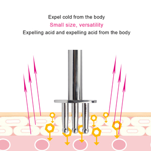 الفولاذ المقاوم للصدأ المغناطيسي شفط ترايدنت نقطة الزناد عصا التفريغ الحمضي ميريديانز ، Gua Sha تدليك للجسم - Product Image 5