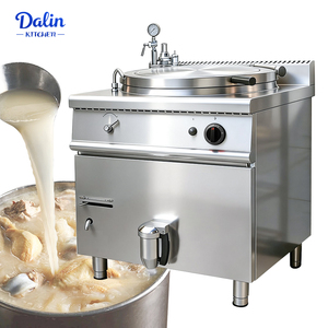 Olla Profesional para Sopa a Gas, de Acero Inoxidable, Vertical, con Doble Pared, Equipo de Cocina, Aparato de Cocina - Product Image 1