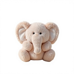 Divertido <span class=keywords><strong>Peluche</strong></span> de Elefante Pequeño de la Serie DingDing, Juguete de <span class=keywords><strong>Peluche</strong></span> de Poliéster y Algodón PP, Linda Figura de Muñeca, Almohada para Abrazar, Regalo de Cumpleaños para Niñas - Product Image 1