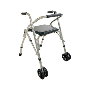 <b>Walker</b> <b>Rollator</b> RJ-Z914L-5 Four-Wheel Aluminum Alloy With EVA Seat Pad For Elderly And Disabled Mobility Aid - Product Image 3