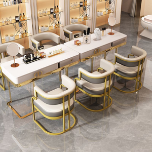 Chaise de technicien des cils de luxe moderne pour salon de manucure, ensemble de chaises mobiles pour clients, idéal pour hôtels et bureaux à domicile - Product Image 2
