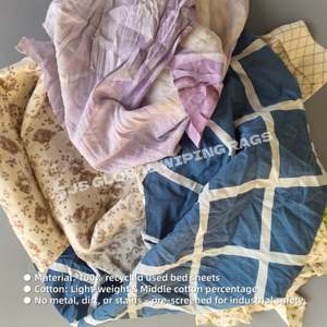 Trapos de Limpieza Industriales Reciclados de Diversos Colores, 100% Algodón, para Limpieza Marina y Pintura - Product Image 4