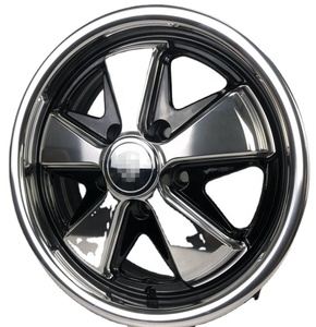Flyway Fuchs Design 17x7.0 17x9.0 nero lucido con smalto a mano per 911 <span class=keywords><strong>Porsche</strong></span> classico - Product Image 4