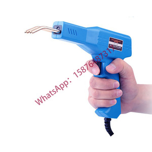 Pistolet à <span class=keywords><strong>souder</strong></span> en <span class=keywords><strong>plastique</strong></span>, <span class=keywords><strong>fer</strong></span> à <span class=keywords><strong>souder</strong></span> électrique pour agrafes en <span class=keywords><strong>plastique</strong></span>, outil de réparation de pare-chocs de voiture de machine de réparation de PVC - Product Image 1