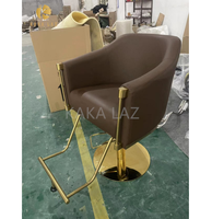 Modèles explosifs prix de gros bas prix marron chaise de coiffure chaise de salon de coiffure petite chaise de style moderne