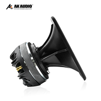 Haut-parleur de klaxon AK-HD344, tweeter, 1 pouce, bobine vocale de 25 mm, 4Ω, 50W RMS, 380W Max, 90dB, haut-parleur de klaxon piézoélectrique pour voiture, noir