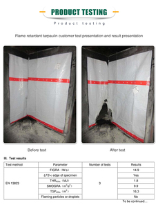 <span class=keywords><strong>Bâche</strong></span> en PVC transparente blanche imperméable tissée sur mesure avec revêtement PVC <span class=keywords><strong>pour</strong></span> <span class=keywords><strong>terrasse</strong></span> et jardin - Product Image 6