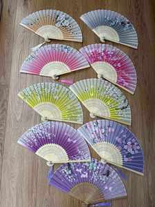 Custom Printed Folding <b>Gift</b> Business Folk Bamboo Handle Handmade Bamboo Crafts - Product Image 3