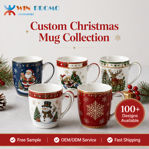 Taza <span class=keywords><strong>de</strong></span> Cerámica Navideña con Logotipo Personalizado, Pedido Mínimo <span class=keywords><strong>de</strong></span> 100 Piezas, Precio Directo <span class=keywords><strong>de</strong></span> Fábrica, Certificación CE, Taza <span class=keywords><strong>de</strong></span> Porcelana con Diseño Festivo <span class=keywords><strong>de</strong></span> Oso, para Regalo - Product Image 2