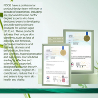 Crème nettoyante visage à base d'acides aminés FDOB, nettoyage en profondeur, éclaircissante, nourrissante, régulatrice de sébum, hydratante, pour tous types de peaux