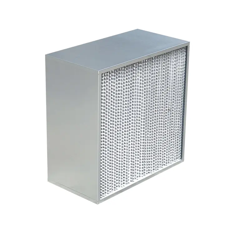 24x24X12 Deep Pleat Box Filter HEPA Air Filter H13 H14 Clean Room Filter