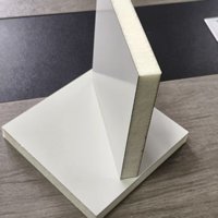 Panneau en mousse phénolique à double face en aluminium, forme rectangulaire, longue durée de vie, durable, plaque de conduit d'air HVAC pour usage hospitalier