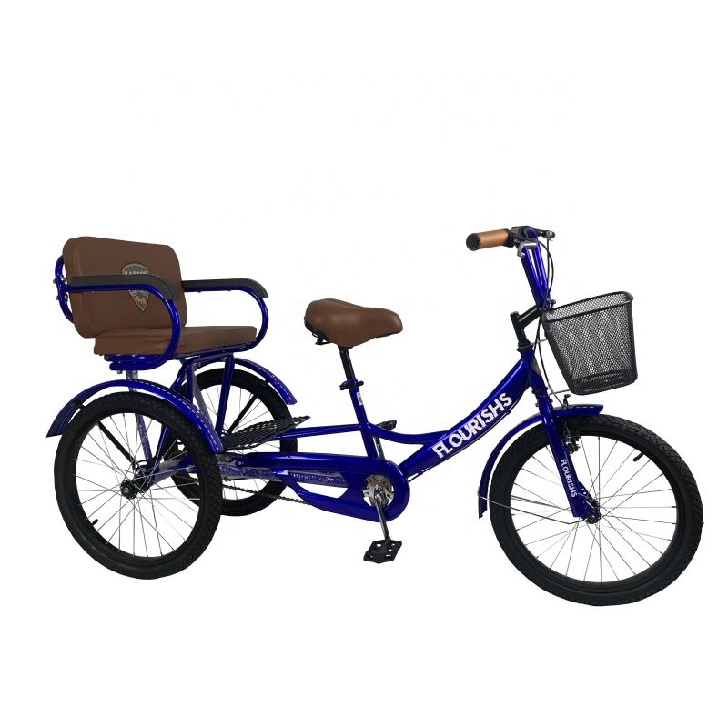 Triciclos duraderos para niños con Niños rickshaw bicicleta de