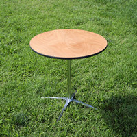 Table de cocktail en contreplaqué Offre Spéciale pour hôtels et mariages Salle à manger et événements Table de bar pour banquets et fêtes Utilisation en extérieur et en intérieur