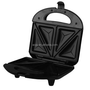 <span class=keywords><strong>Grille</strong></span>-gaufrier triangulaire multifonctionnel portable AOJA à 2 tranches, revêtement antiadhésif, contrôle <span class=keywords><strong>de</strong></span> la température <span class=keywords><strong>de</strong></span> cuisson à deux zones - Product Image 4