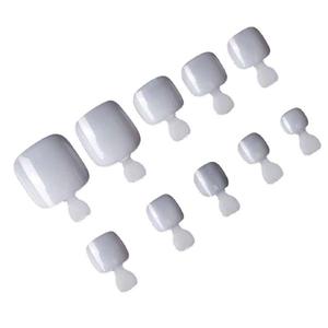 300 Pièces <span class=keywords><strong>Autocollants</strong></span> et <span class=keywords><strong>Faux</strong></span> <span class=keywords><strong>Ongles</strong></span> d'Orteil Transparents à Couverture Complète, Motif Ciel Étoilé, Longueur 5,0 cm, Formes Carrée/Courbe en C/Tubulaire - Product Image 5