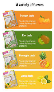 Jugo de fruta adelgazante en polvo, piña, <span class=keywords><strong>naranja</strong></span>, limón y kiwi OEM para adultos, no para mujeres embarazadas - Product Image 5