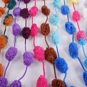 Grande boule de <span class=keywords><strong>laine</strong></span> épaisse en forme de boule coussin de canapé <span class=keywords><strong>tapis</strong></span> fait à la main bricolage tissage matériel paquet - Product Image 3
