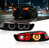 Luz Trasera LED Nueva para Mitsubishi Lancer EVO X EX ES Galant Fortis 2008-2020, Estilo JDM Retro Actualizado, 3000 Lm