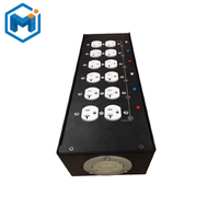 Boîtier de distribution d'alimentation Manchange à 12 prises monophasées 220V/110V 30A, à monter en rack