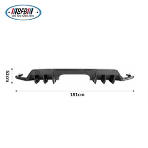 Pour <span class=keywords><strong>Honda</strong></span> Civic 11e génération FL5 <span class=keywords><strong>Type</strong></span> <span class=keywords><strong>R</strong></span> <span class=keywords><strong>2023</strong></span>+ – Diffuseur de pare-chocs arrière en fibre de carbone véritable, état neuf, amélioration de l'échappement arrière, clips CF - Product Image 2