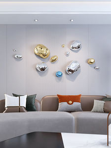 通路魚石壁掛け装飾家の装飾抽象的な壁アート - Product Image 3