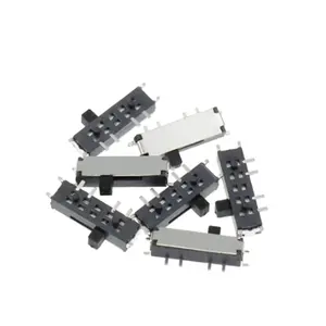 Interruptor liga-desliga-liga micro smd, interruptor de alternância MSK-12C03-07 com 8 pinos, 1p2t com 10 peças