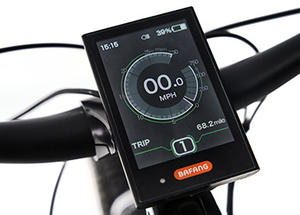 Vélo électrique de ville <span class=keywords><strong>classique</strong></span> et pratique avec frein hydraulique, batterie LG cachée, moteur central Bafang M200, capteur de couple, 7 vitesses - Product Image 5