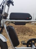 Vélo électrique à double moteur 750W, longue autonomie, cadre en alliage d'aluminium, batterie lithium 15Ah, freins à disque hydrauliques, selle longue, pneus larges 20 pouces
