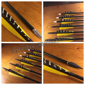 ขนนกไก่งวง<span class=keywords><strong>สี</strong></span>เขียวธรรมชาติ AC9 สำหรับทำลูกธนู DIY อุปกรณ์เสริมสำหรับการยิงธนู ล่าสัตว์ และยิงเป้า - Product Image 5